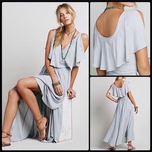Free People Fiona Chiffon Maxi Dress - S
